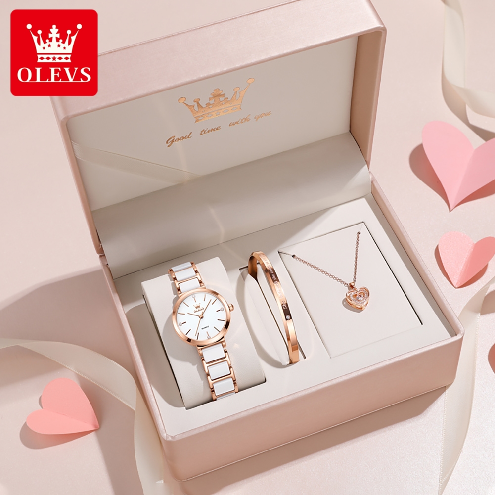 Ladies Luxury Watch - OLEVS Women Watch 5877 Luxury Elegant