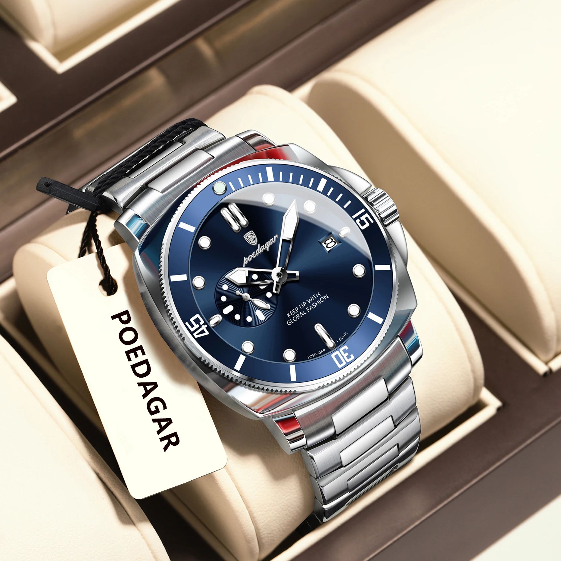 POEDAGAR Top Fashion Luxury Wa - Luxury Watch Longines recension och pris