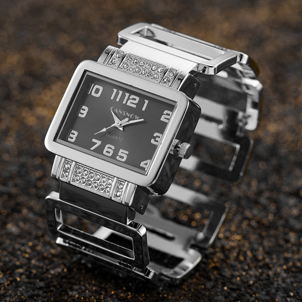 Cansnow Rectangle Ladies Wrist - Luxury Watch Diamond recension och pris