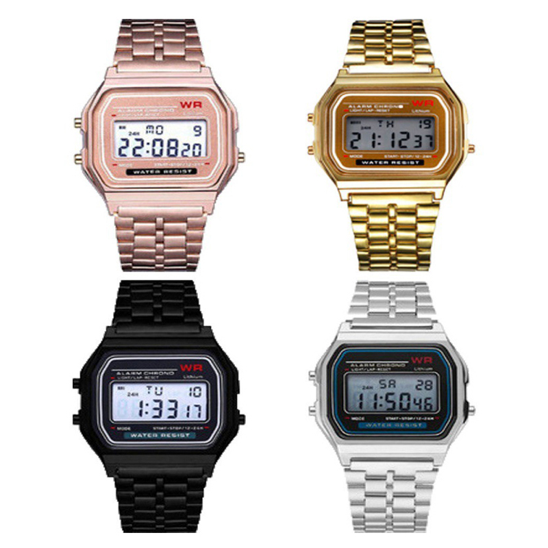 LED Stainless Steel Band Watch - Luxury Watch Winder recension och pris