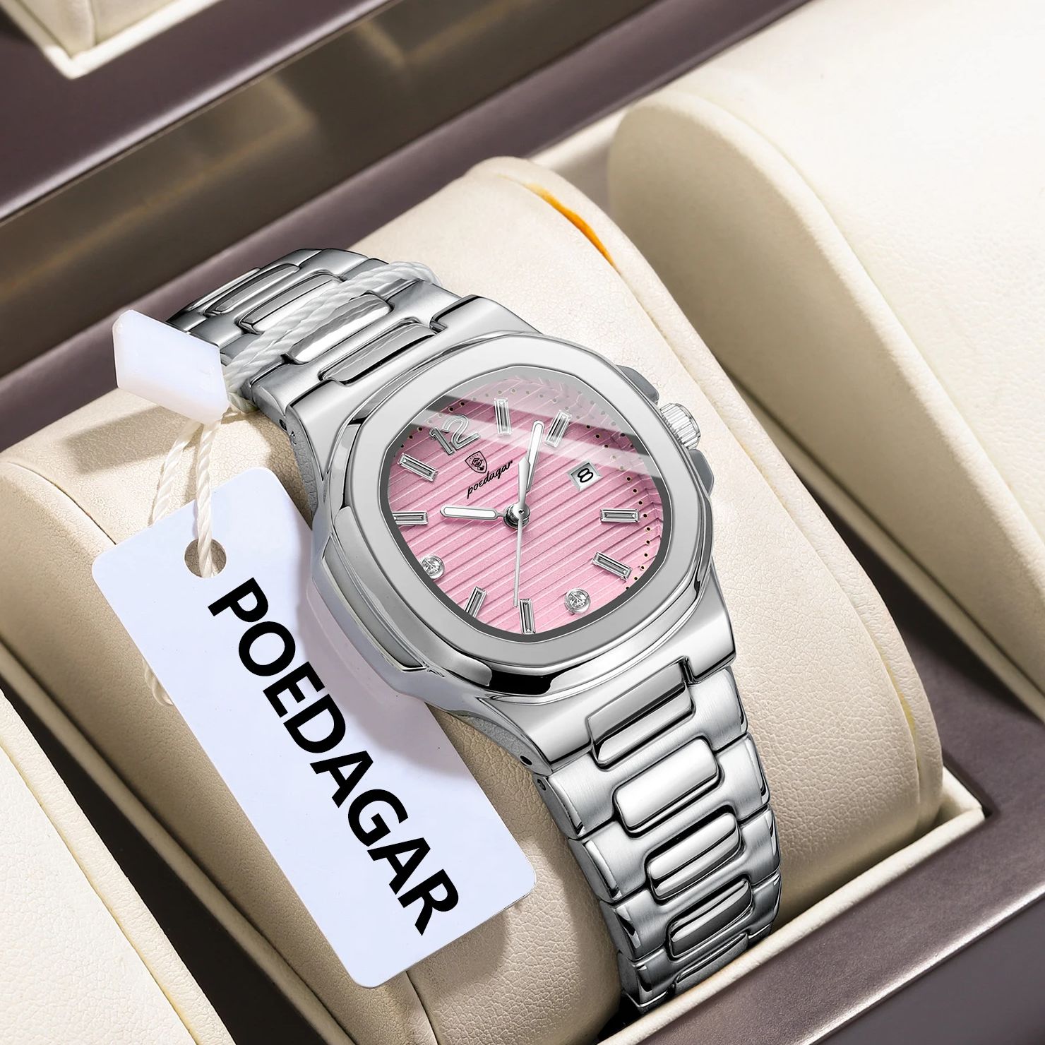 POEDAGAR Square Fashion Woman  - Ladies Luxury Watch recension och pris
