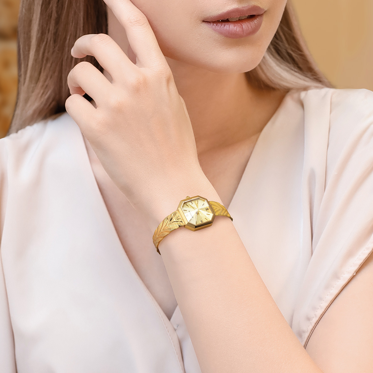 BERNY Gold Watch for Women Gri - Luxury Watch Diamond recension och pris