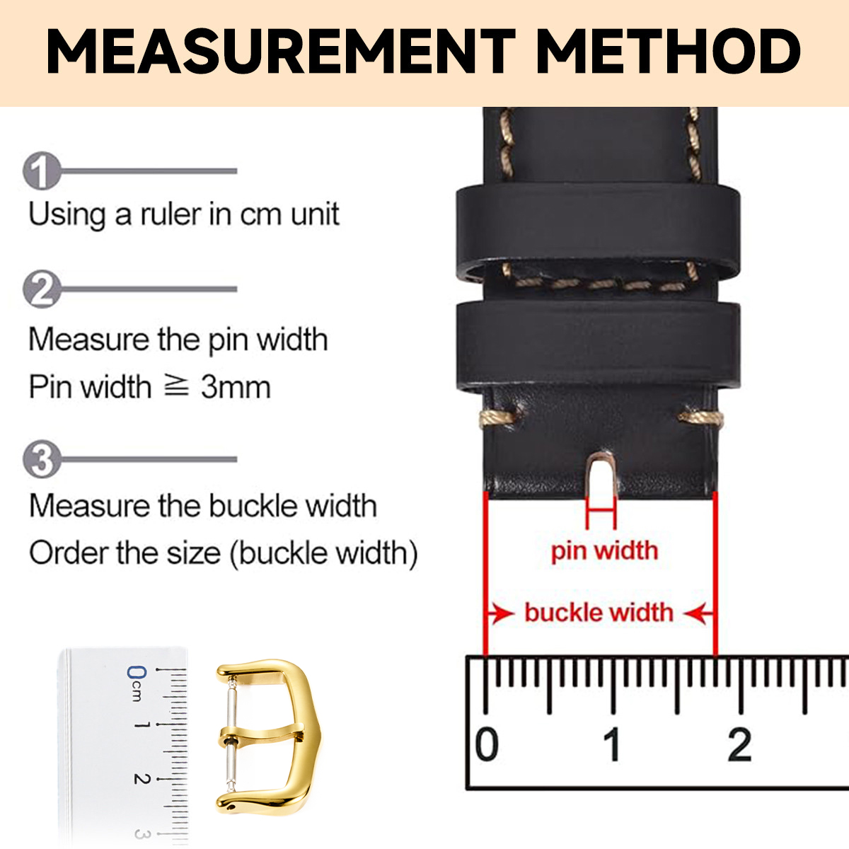 Stainless Steel Buckle 12mm 14 - Luxury Watch Engraving recension och pris