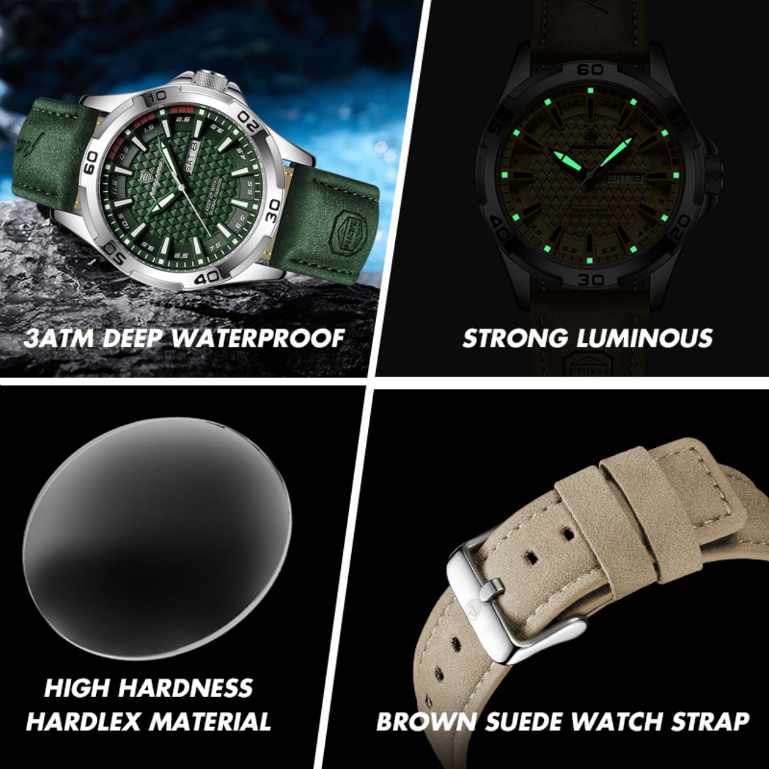 PAAZOMU Luxury Brand Men Watch - Luxury Watch Collection Box recension och pris