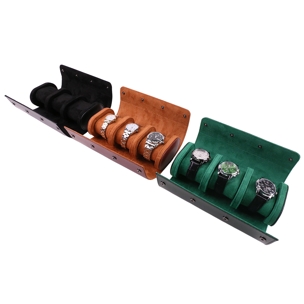 Luxury Portable 3 Slots PU Lea - Luxury Watch Winder Box recension och pris