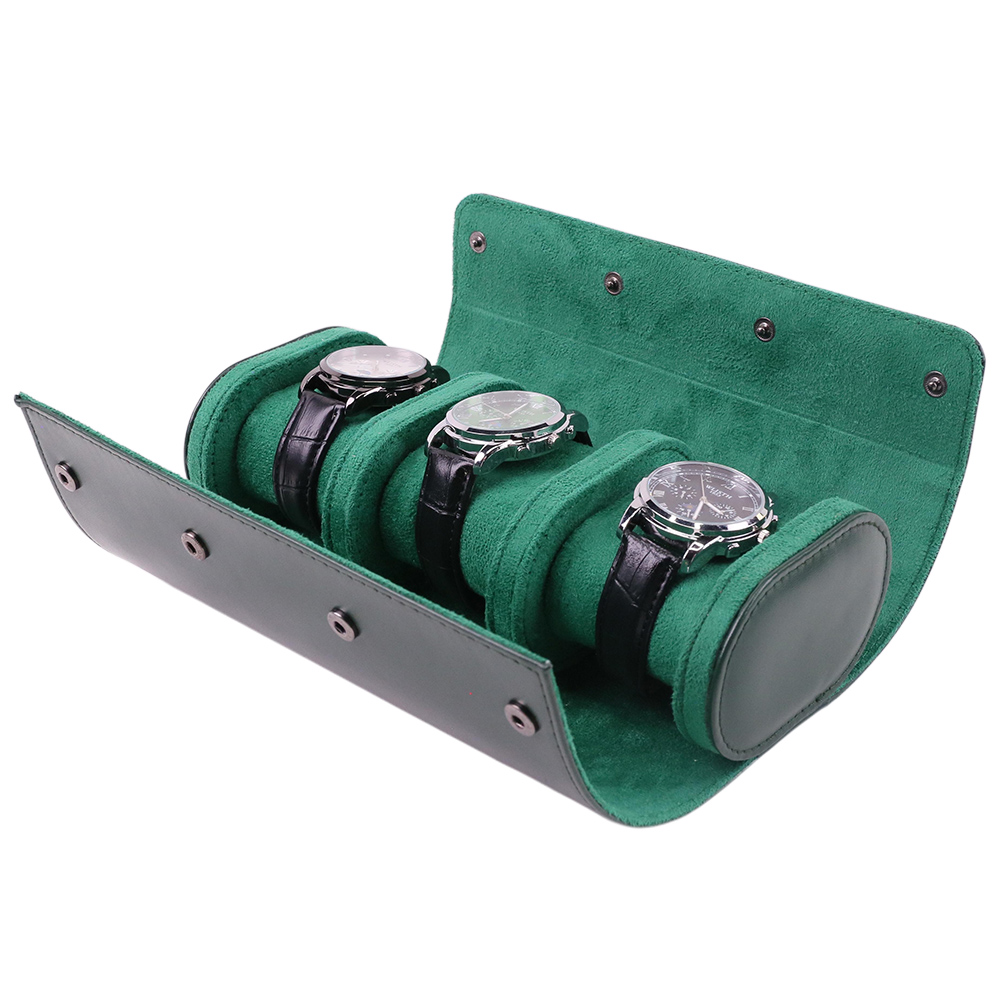 Luxury Portable 3 Slots PU Lea - Luxury Watch Winder Box recension och pris