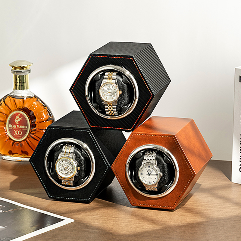 2024 New Watch Winder Mini Sin - Luxury Watch Winder Box recension och pris