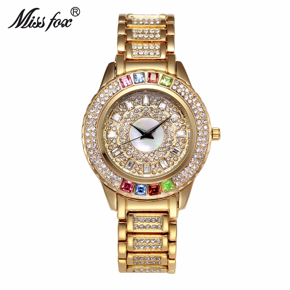 MISSFOX Ladies Gold Party Watc - Luxury Watch In China recension och pris
