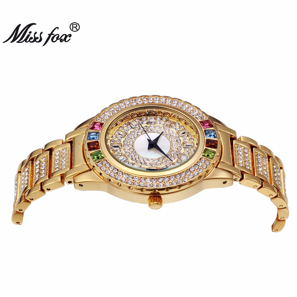 MISSFOX Ladies Gold Party Watc - Luxury Watch In China recension och pris