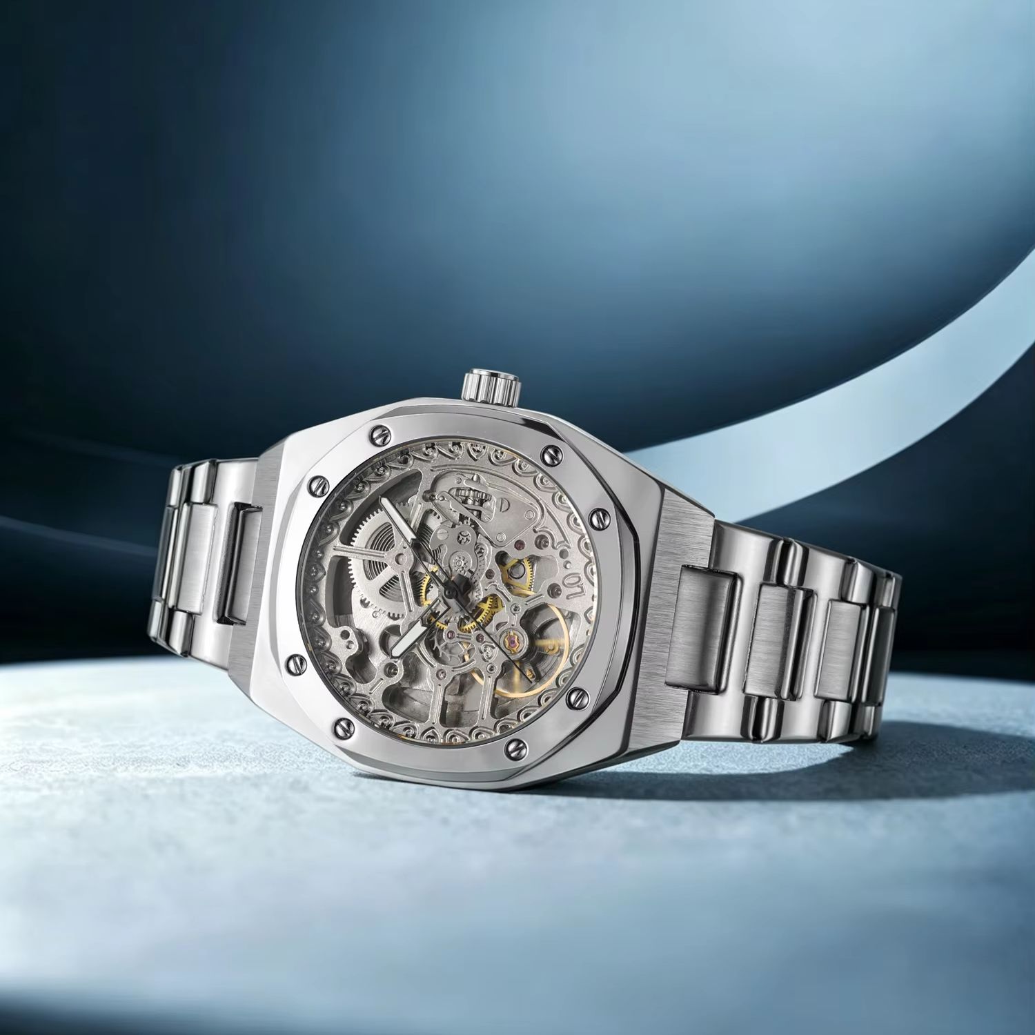 Forsining Royal Skeleton Mecha - Luxury Watch Winder recension och pris