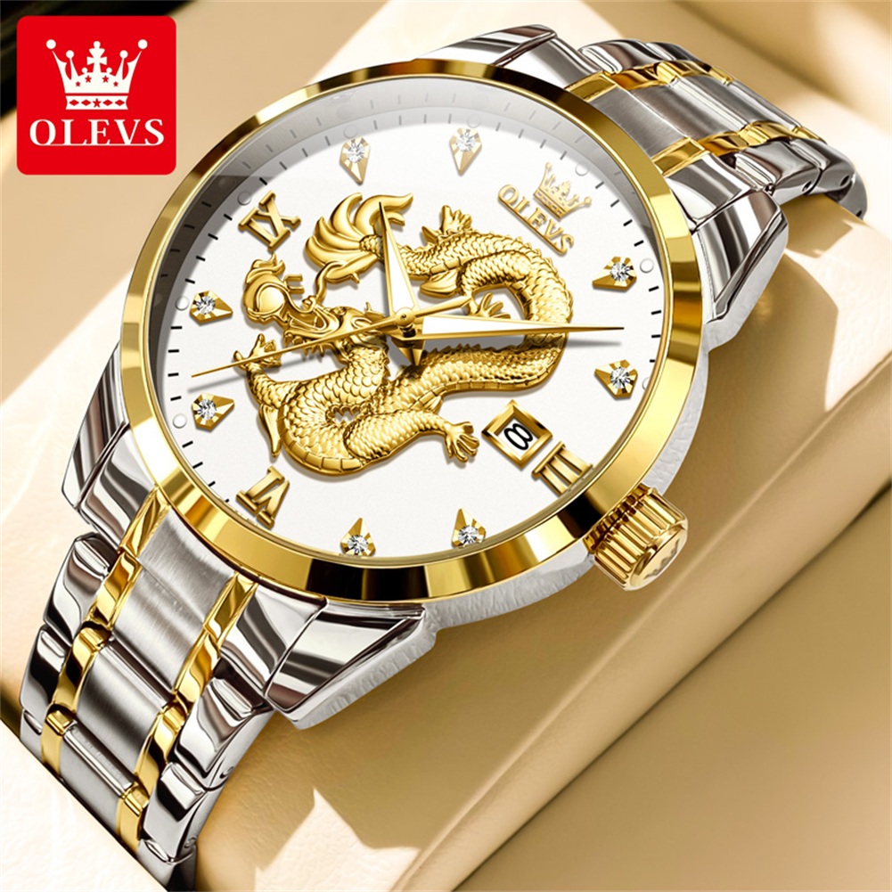 OLEVS Fashion China Loong Drag - Luxury Watch In China recension och pris