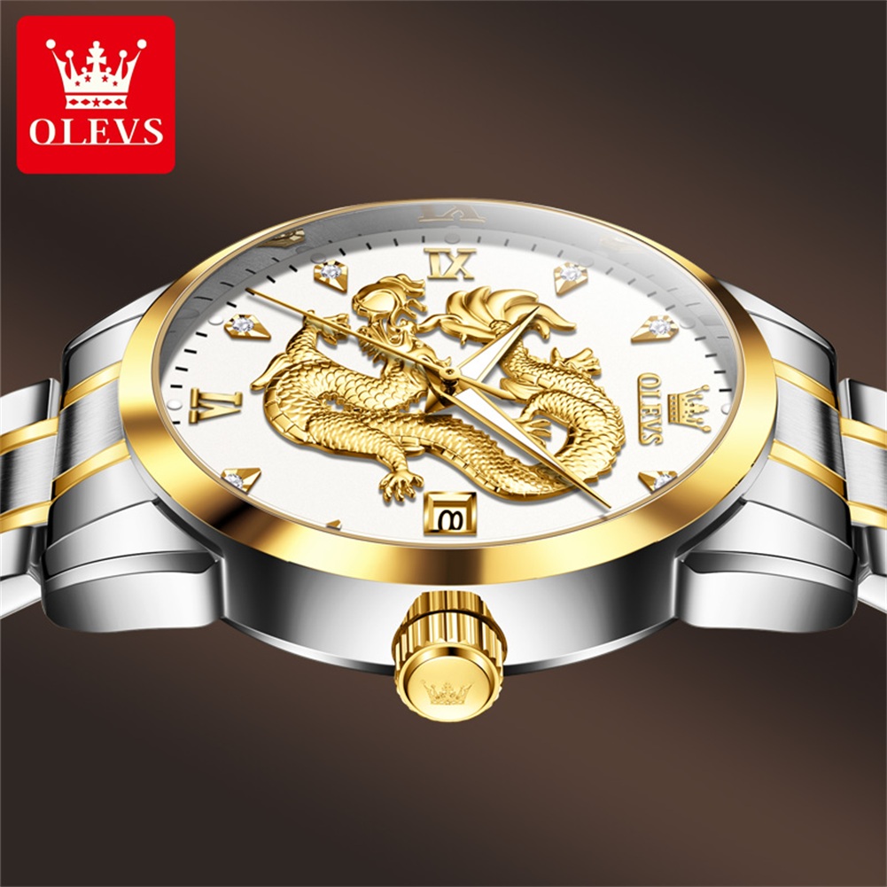 OLEVS Fashion China Loong Drag - Luxury Watch In China recension och pris