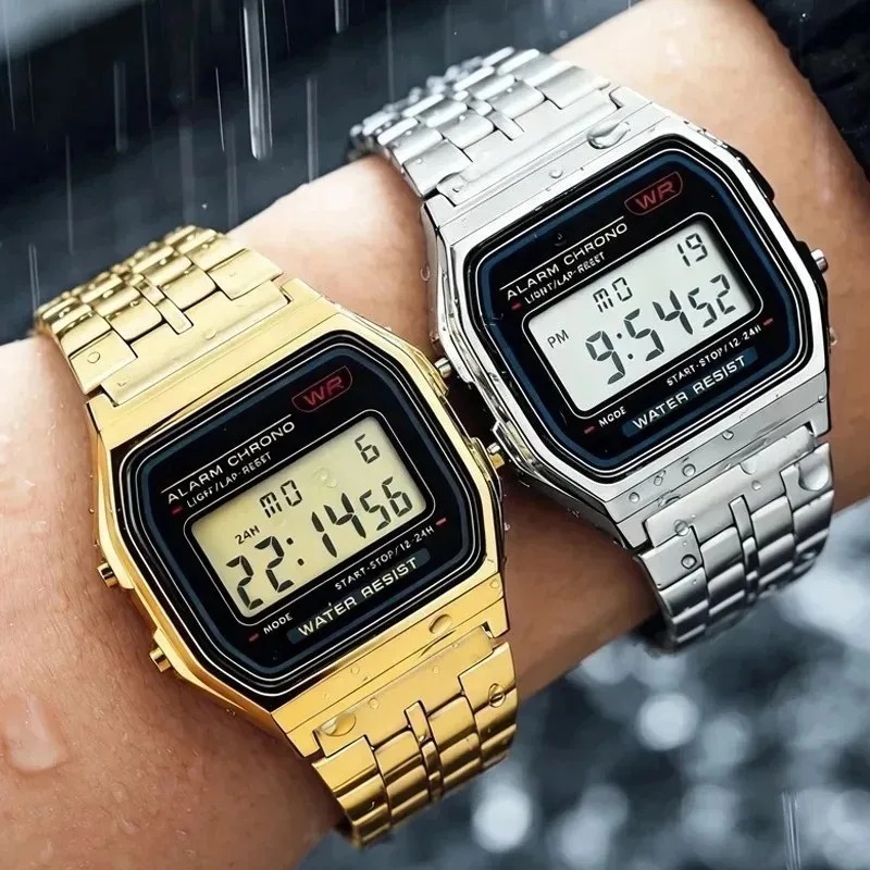 Luxury F91W Steel Band Watches - Luxury Watch Winder recension och pris