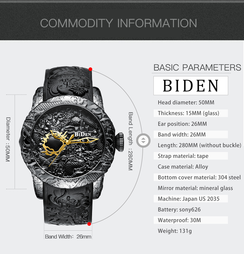 Luxury Gold Dragon Sculpture W - Luxury Watch Engraving recension och pris