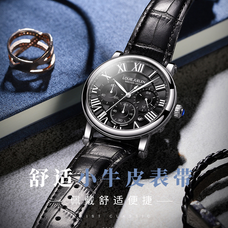Waterproof Premium Quartz Wris - Luxury Watch Longines recension och pris