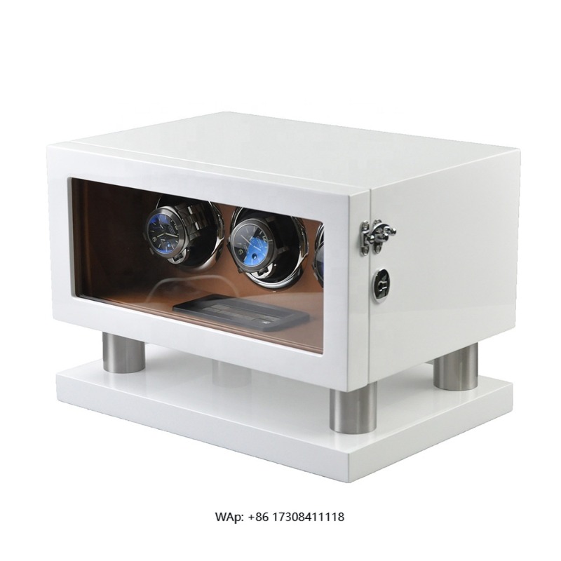White Brown Leather Controller - Luxury Watch Winder recension och pris