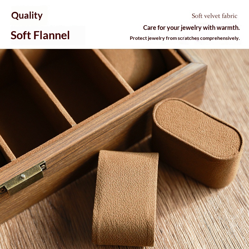 Black Walnut Wood Grain Watch  - Luxury Watch Collection Box recension och pris