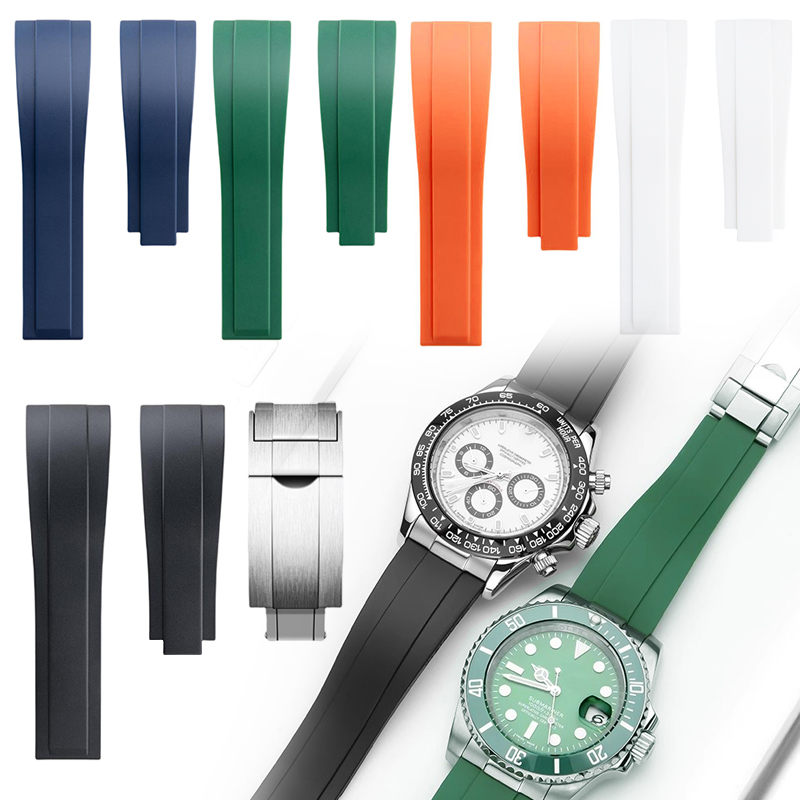 20mm 21mm 22mm Silicone Rubber - Luxury Watch Engraving recension och pris
