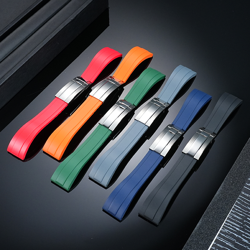 20mm 21mm 22mm Silicone Rubber - Luxury Watch Engraving recension och pris