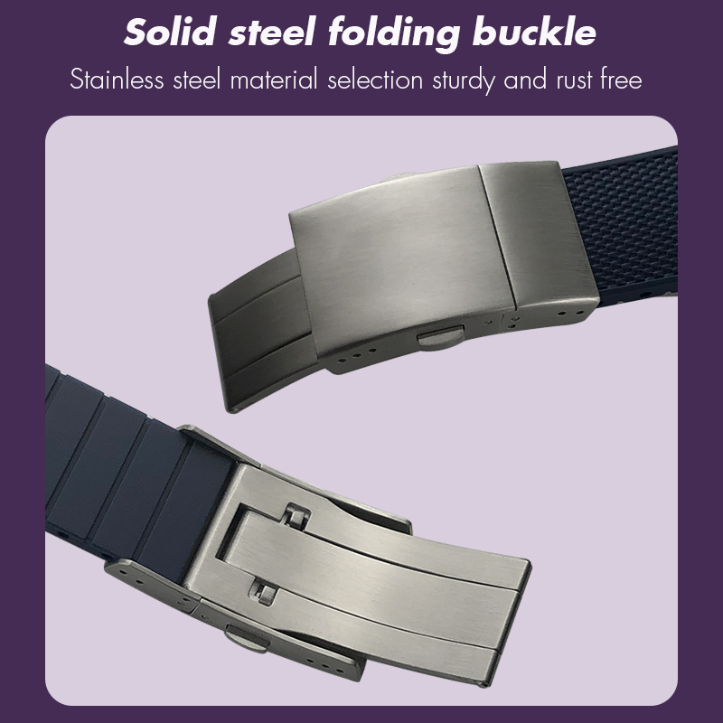 High Quality Curved End Rubber - Luxury Watch Longines recension och pris