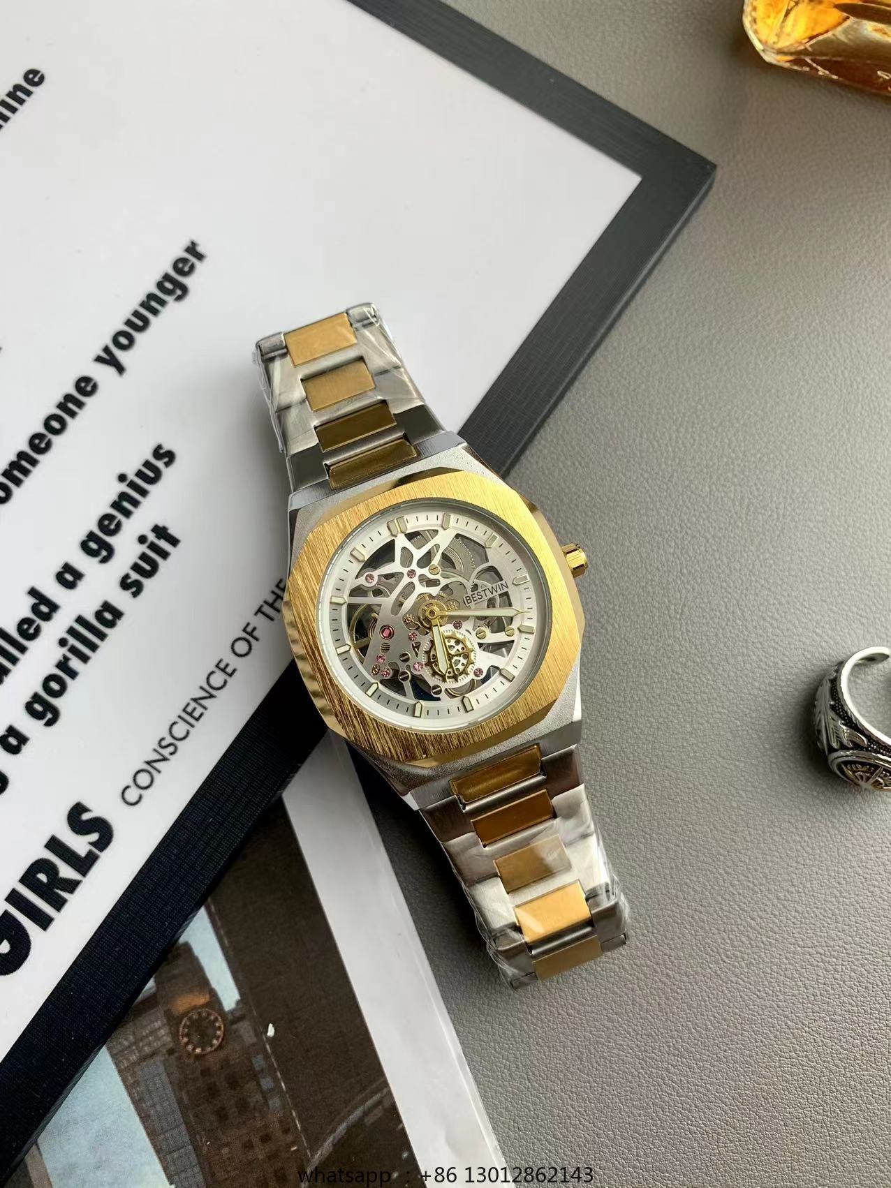 Steel strip waterproof persona - Luxury Watch Gold recension och pris
