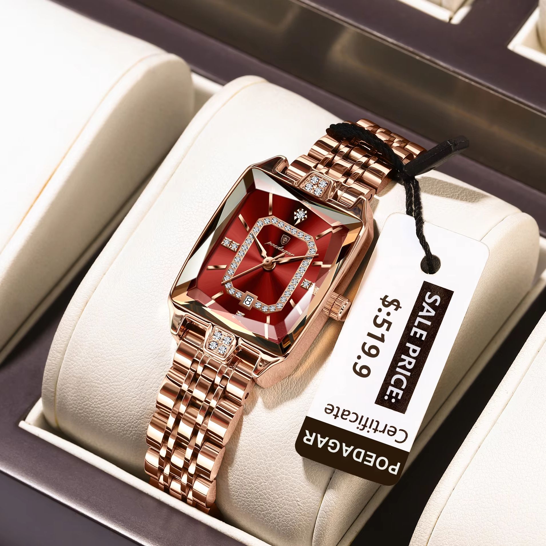 POEDAGAR Fashion Elegant Women - Ladies Luxury Watch recension och pris