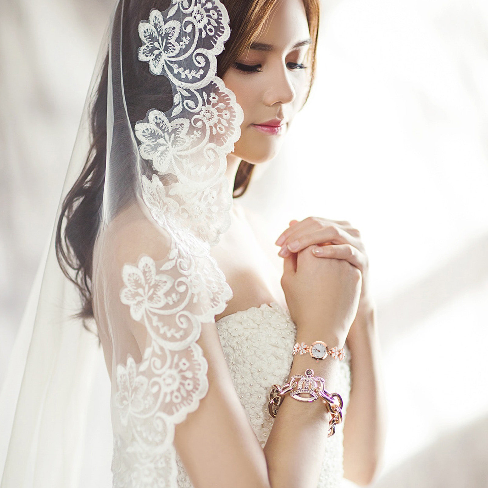 Exquisite Watch White Bracelet - Luxury Watch Hand recension och pris