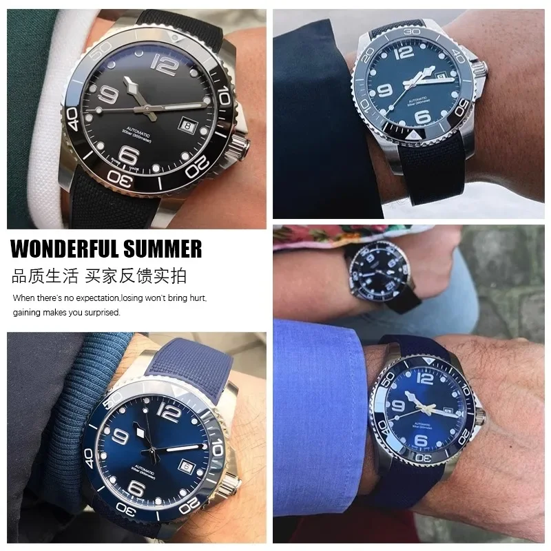 High Quality Silicone Fluorous - Luxury Watch Longines recension och pris