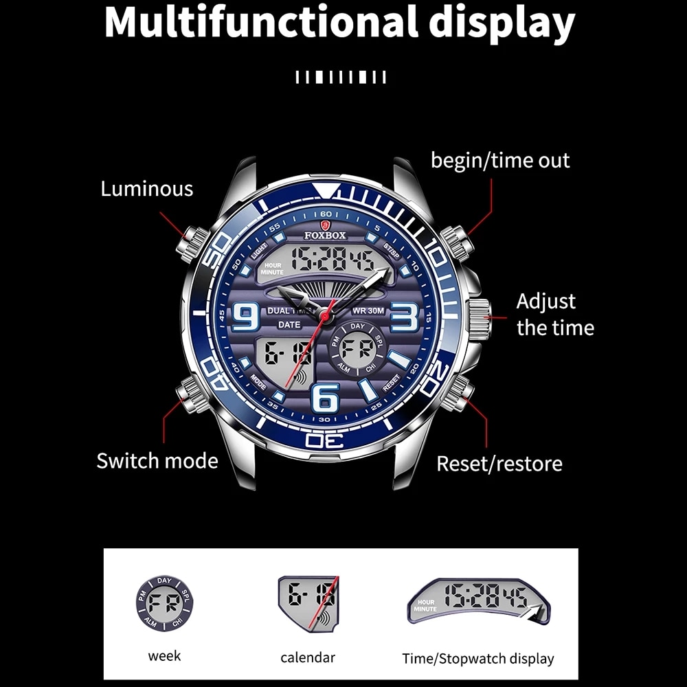 2024 Top Brand Luxury Digital  - Luxury Watch Collection Box recension och pris