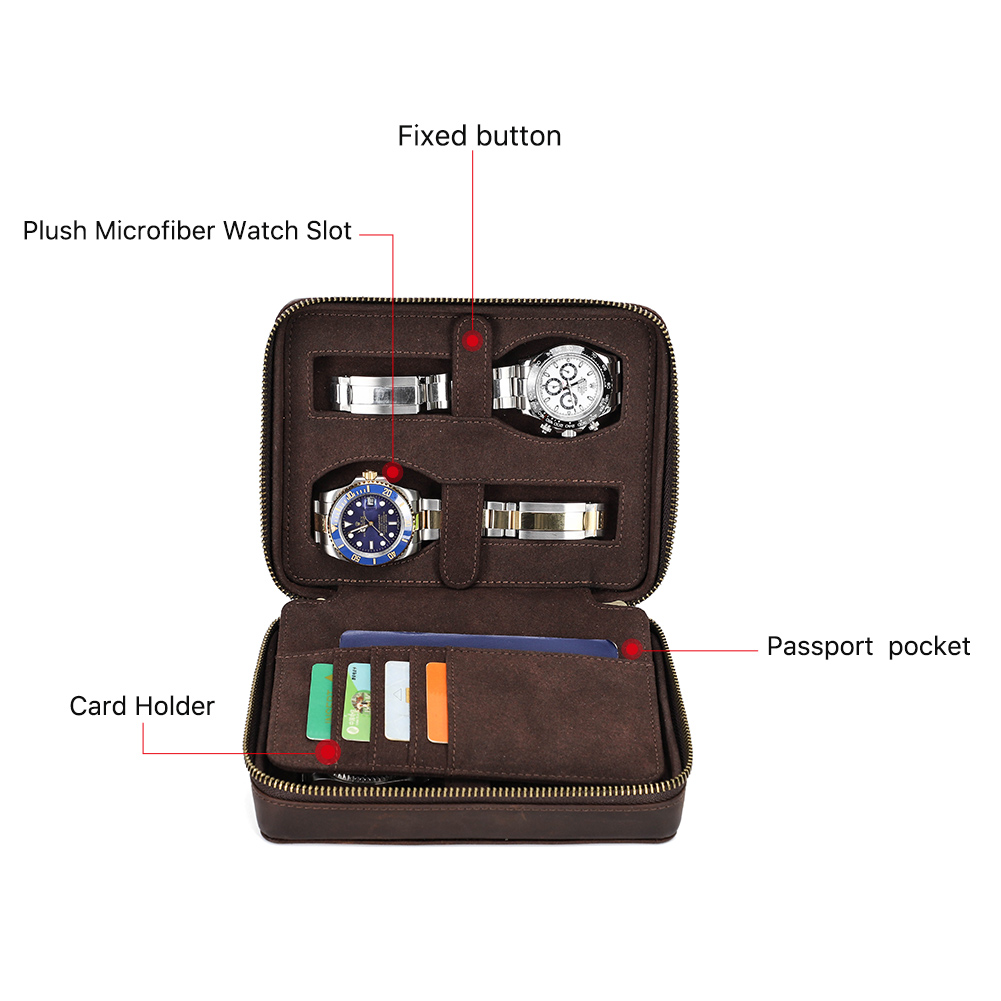 Retro Genuine Leather 4 Slots  - Luxury Watch In China recension och pris