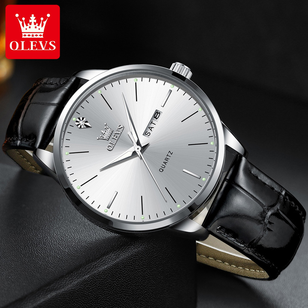 OLEVS 2935 Men's Watch Dual Ca - Luxury Watch Longines recension och pris
