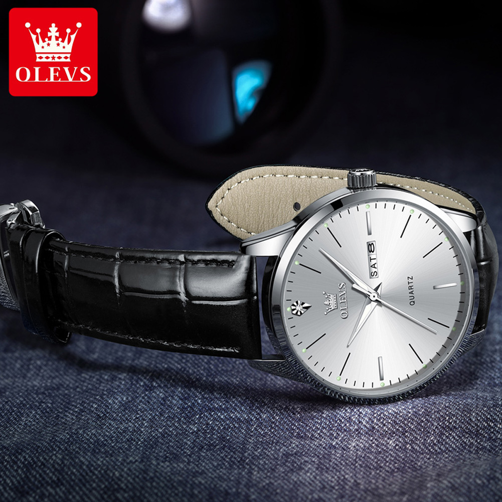 OLEVS 2935 Men's Watch Dual Ca - Luxury Watch Longines recension och pris