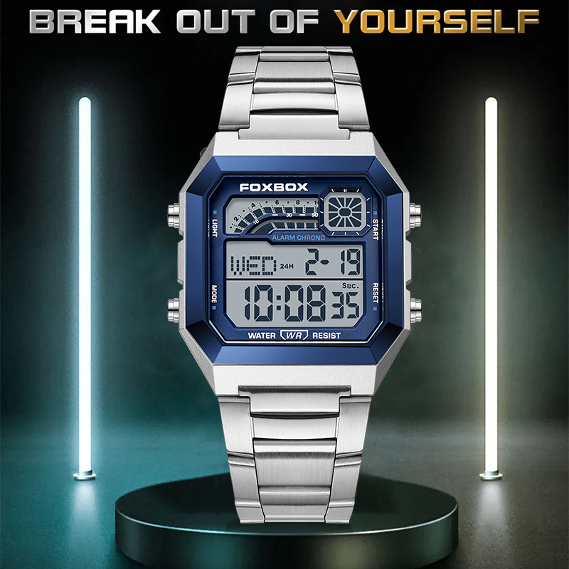 FOXBOX Fashion Luxury Digital  - Luxury Watch Hand recension och pris
