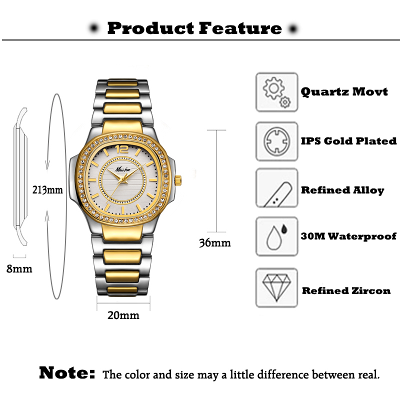 Women Watches Designer Brand L - Luxury Watch Diamond recension och pris
