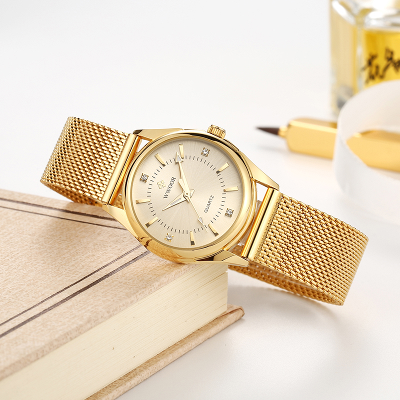 WWOOR Luxury Brand Dress Gold  - Luxury Watch Brand For Women recension och pris