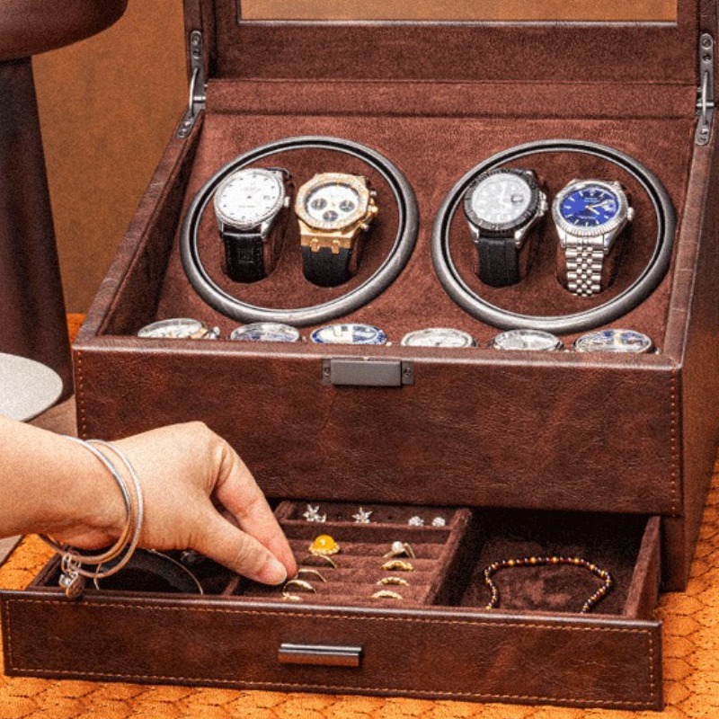 Rotating Watch Winder Mechanic - Luxury Watch Winder Box recension och pris